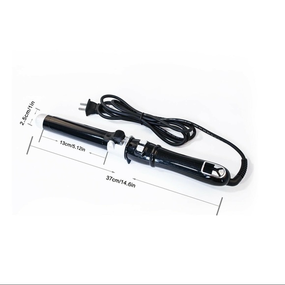 AIKO PRO Auto Spin Ceramic Hair Curler Fast Heat-Up Wavy Rotating Curling Wand - Picture 2 of 8